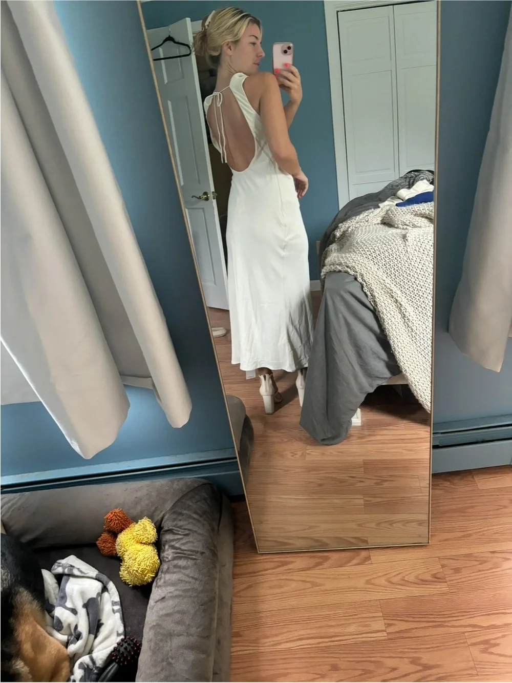 Abercrombie Cream Maxi Dress NWT